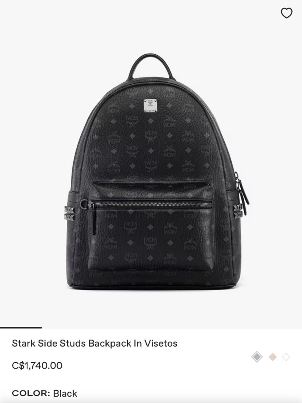 AUTHENTIC MCM BACKPACK
